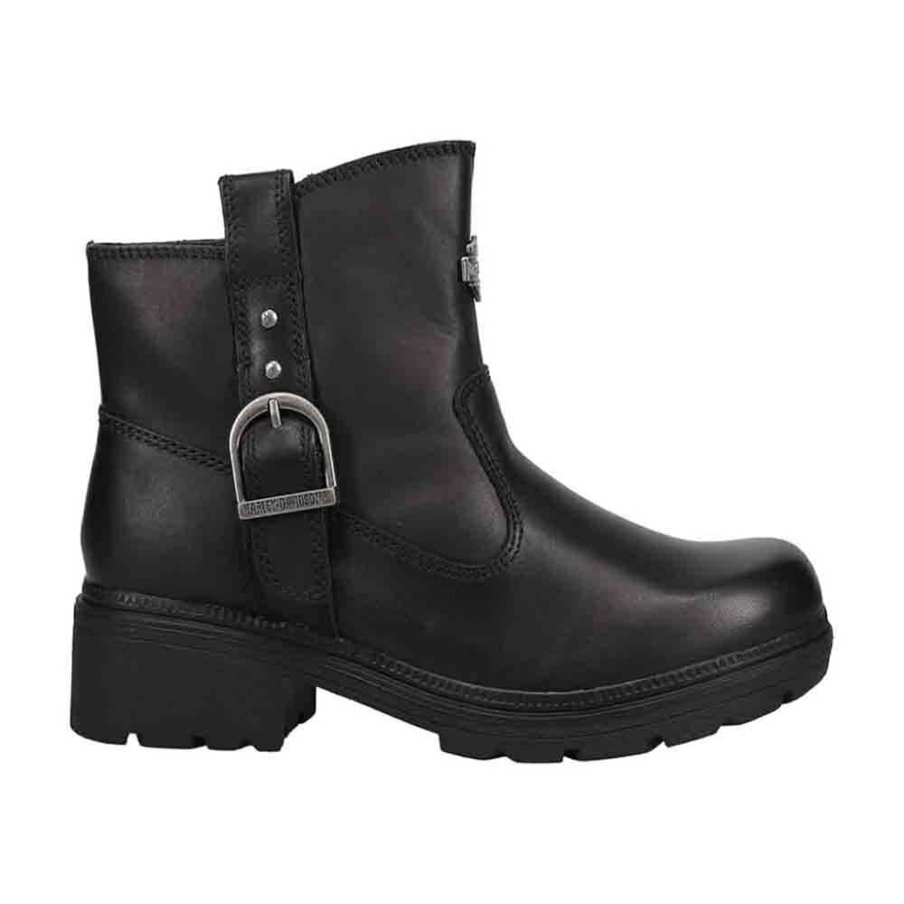 Harley-Davidson Footwear Women’s Madera Leather Motorcycle Boot D84406 – Black